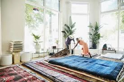 Wool Silk Blend Rug
