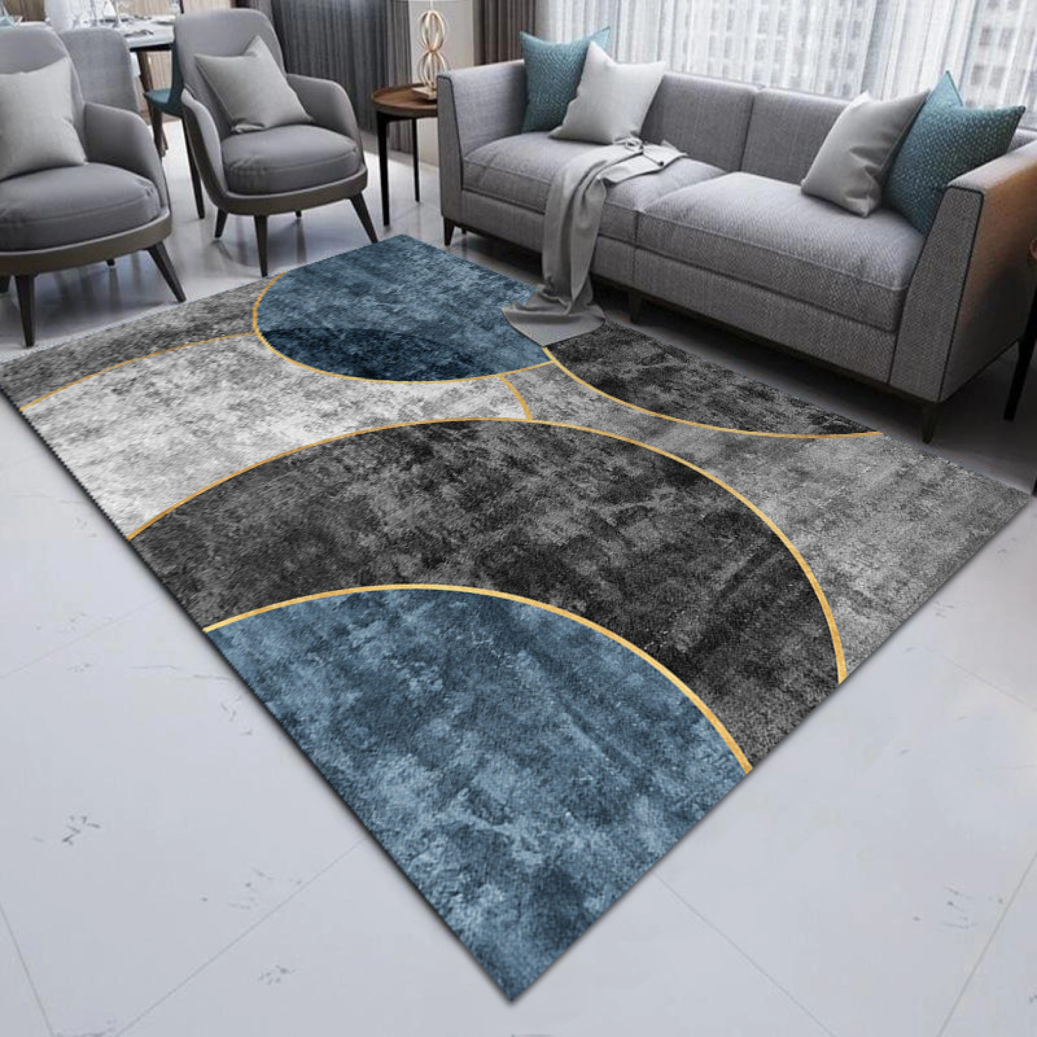 Anti-Slip Decorative Rugs Living Room